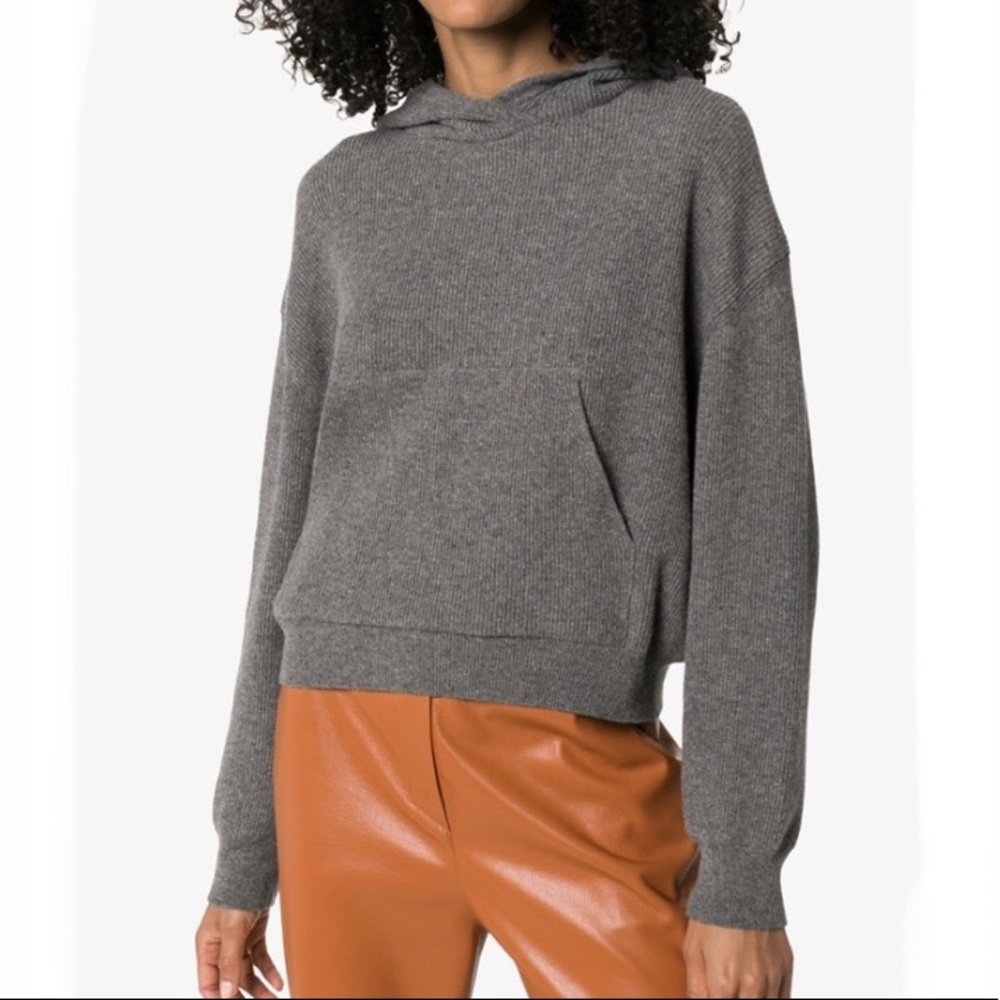 Nanushka Mog Knit Hoodie Sweatshirt